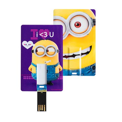Purple Minions 8GB USB Flash Pen Drive Card  